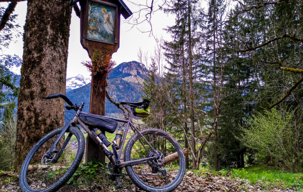 Auf der Abfahrt vom Oberjoch